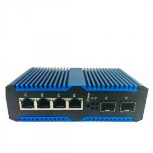 سوئیچ صنعتی 4 پورت شبکه 2 پورت sfp مدیریتی تحت وب