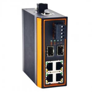 سوئیچ شبکه PoE گیگ 4 پورت شبکه 2 پورت SFP مدیریتی
