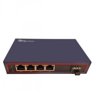 سوئیچ PoE با 4 پورت شبکه 1 پورت ماژول SFP