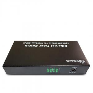 مبدل فیبر نوری 4 پورت sfp و 2 پورت شبکه 10/100/1000