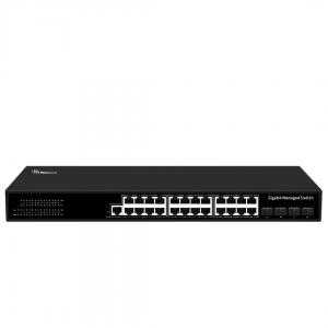 سوئیچ شبکه مدیریتی مرکزی 1 گیگ به همراه 24 پورت شبکه و 4 پورت SFP